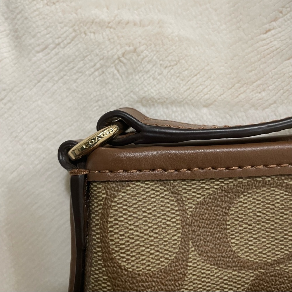 Coach Crossbody File In Signature Canvas - image 5